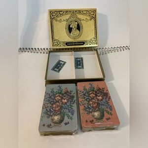 Vintage New Gainsborough Double Deck Playing Cards Tax Stamps